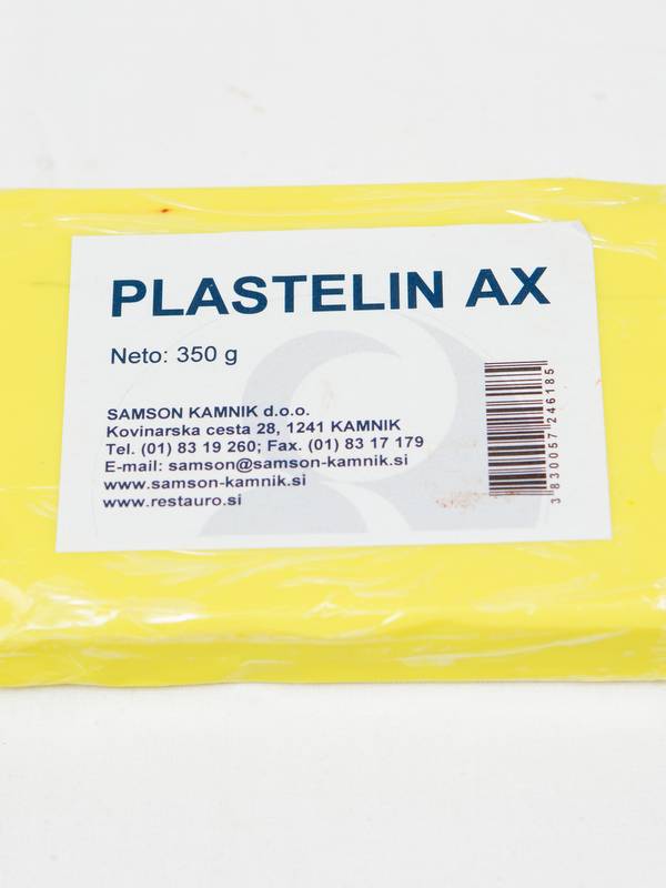 Plasticine ax, yellow 500g