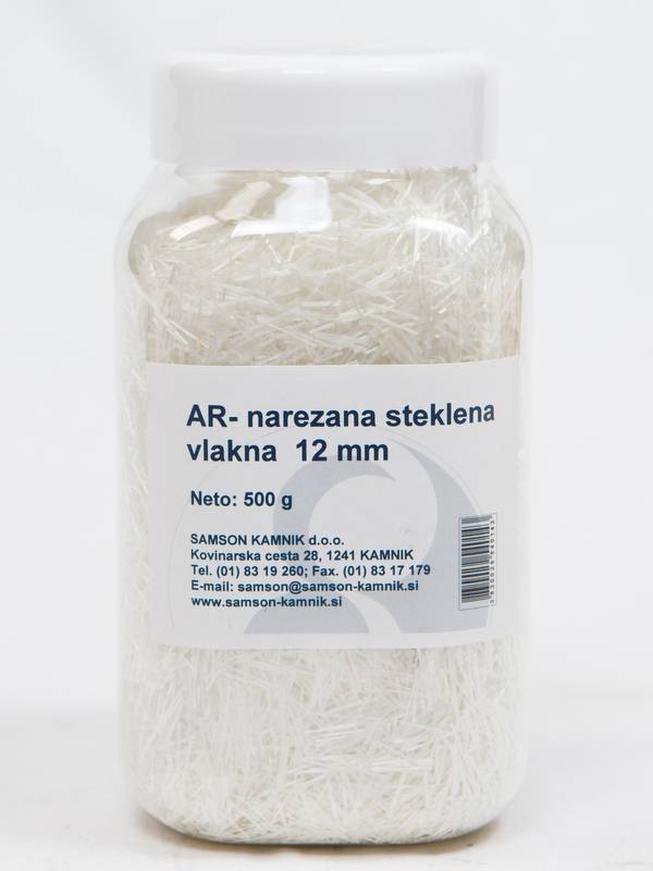 AR narezana steklena vlakna 12 mm 500 g
