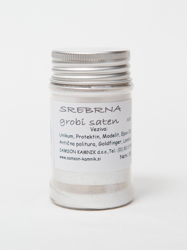 PERLA srebrna grobi saten 30 g