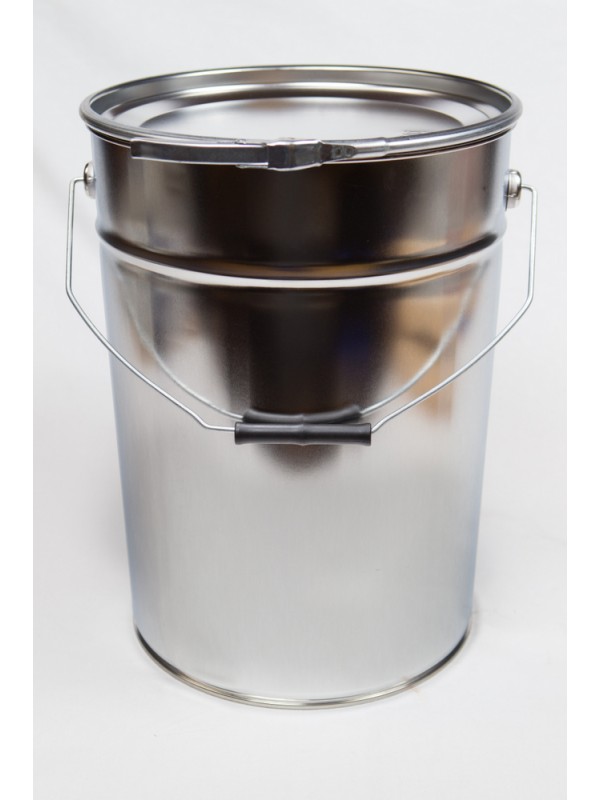 Metal bucket with lid 20 l