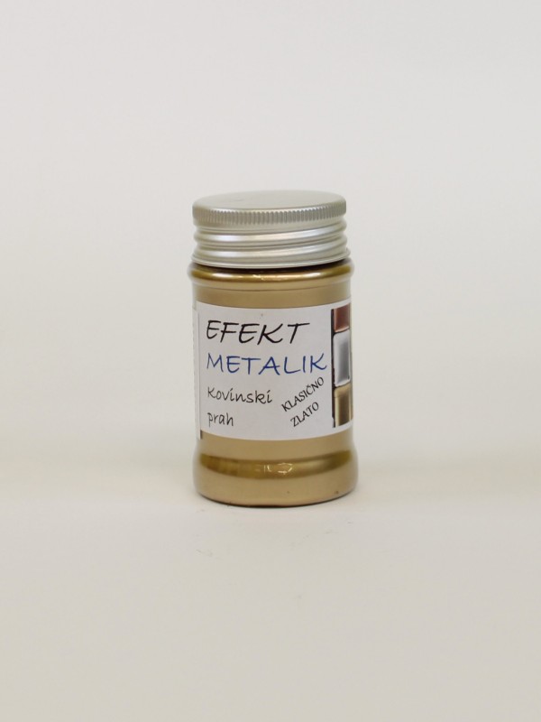 METALIK Kovinski prah KLASIČNO ZLAT 100 g