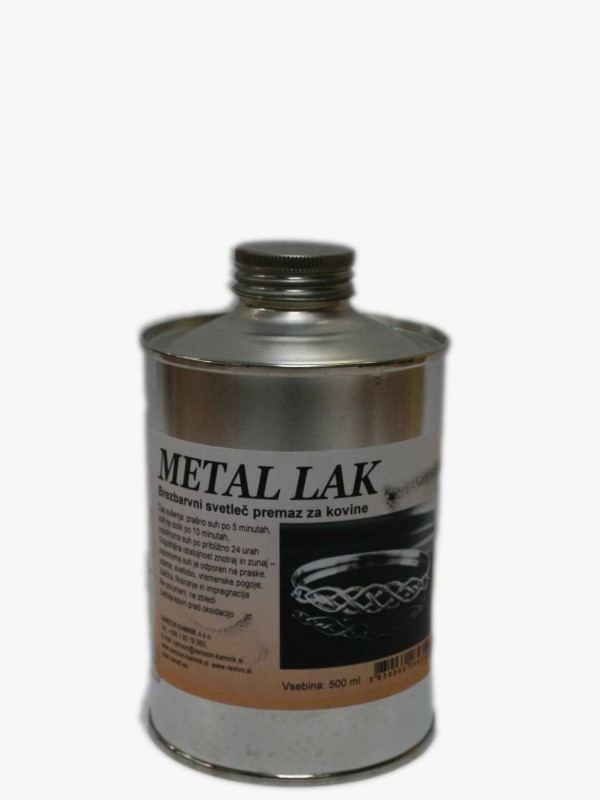 METAL VARNISH colorless glossy coating for metals 500 ml