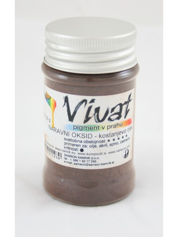 VIVAT - natural oxide CHESTNUT BROWN 50g