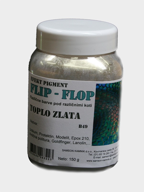 Pigment EFEKT FLIP FLOP toplo zlata 150 g